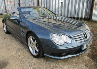 2002 Mercedes SL55 AMG.1 owner car, 34800 miles from new. £27000