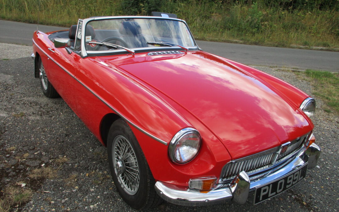 1973 MBG Roadster. 27000 Miles since a complete restoration  in 1993. One owner since 1994. SOLD