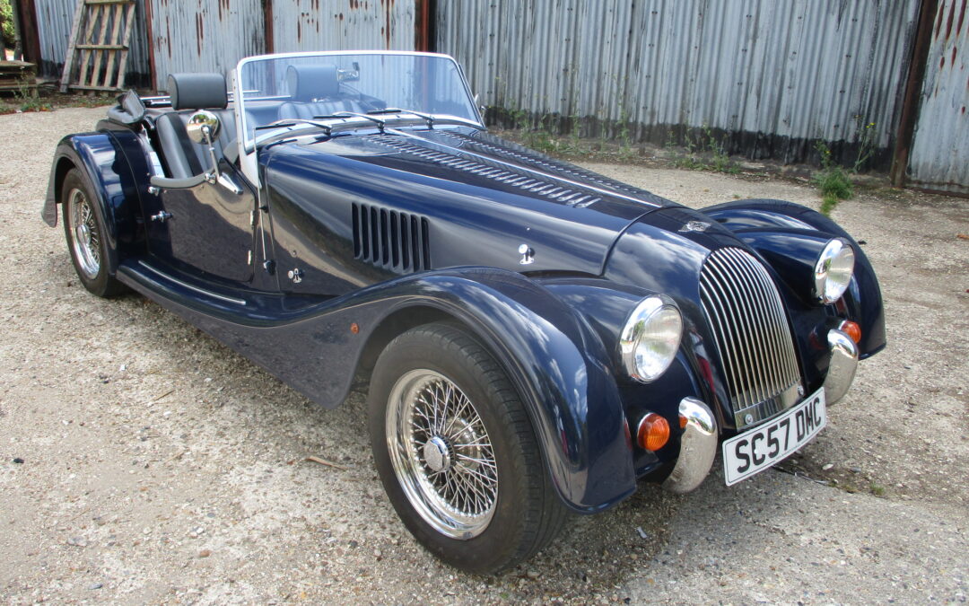 2011 Morgan Plus 4 2.0 ltr Duratec. 22500 Miles. Dark Blue. SOLD.