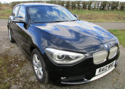 2012 BMW 118 5 Door Automatic. F20 Model 1.6Turbo. 56500 Miles. £8750. ULEZ EXEMPT. £292 RFL Per annum.