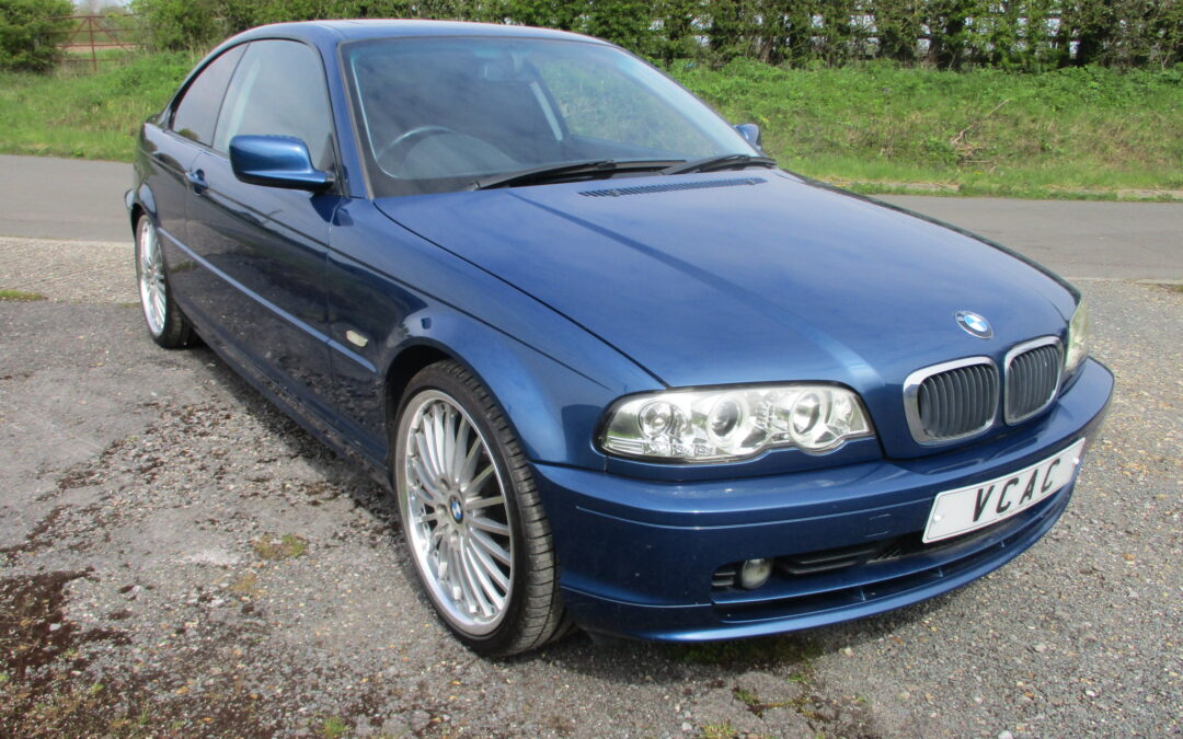 2002 BMW 318 Ci Sport Coupe Automatic.37300 Miles. Topaz Blue Metallic. £5850. SOLD