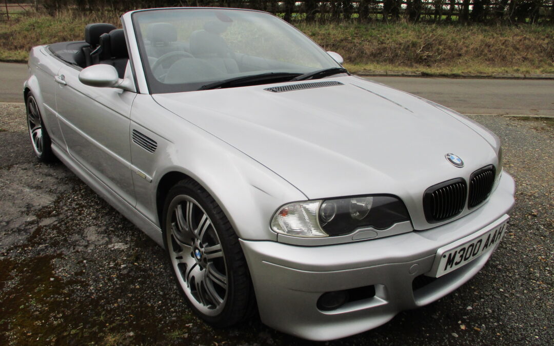 2003 BMW E46 M3 3.2 Cabriolet SMG. 95000 miles. £12500