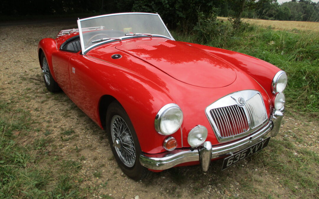 1956 MGA Roadster. 1622cc Engine Fitted. Older Restoration. £23000.SOLD