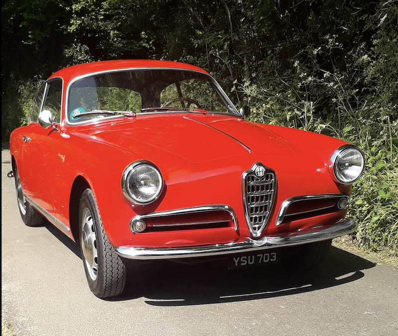 1958 Alfa Romeo Giulietta Sprint 750B. £42000.