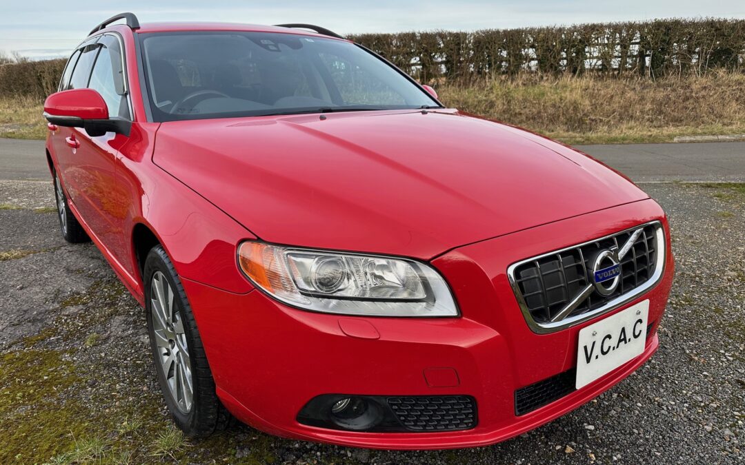 2012 Volvo V70 2.0 T5 Automatic. Facelift Model. 41150 Miles. Bright Red. Black Leather. ULEZ EXEMPT and £325 RFL Per Annum. £9250. Stunning looking Car.SOLD.