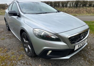2014 Volvo V40 T5 Cross Country Automatic. 34320 Miles. Electric Silver with Charcoal Leather. Superb Spec Car. £11500. ULEZ EXEMPT. £325 RFL Per Annum.SOLD