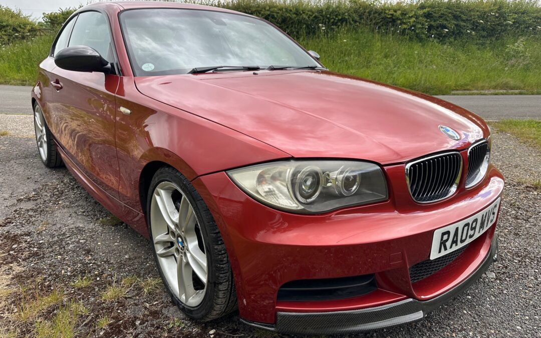 2009 BMW 135 M Sport Coupe Manual. 67500 Miles.. Sedona Red Metallic. ULEZ EXEMPT. £345 RFL Per Annum. £10350. SOLD.