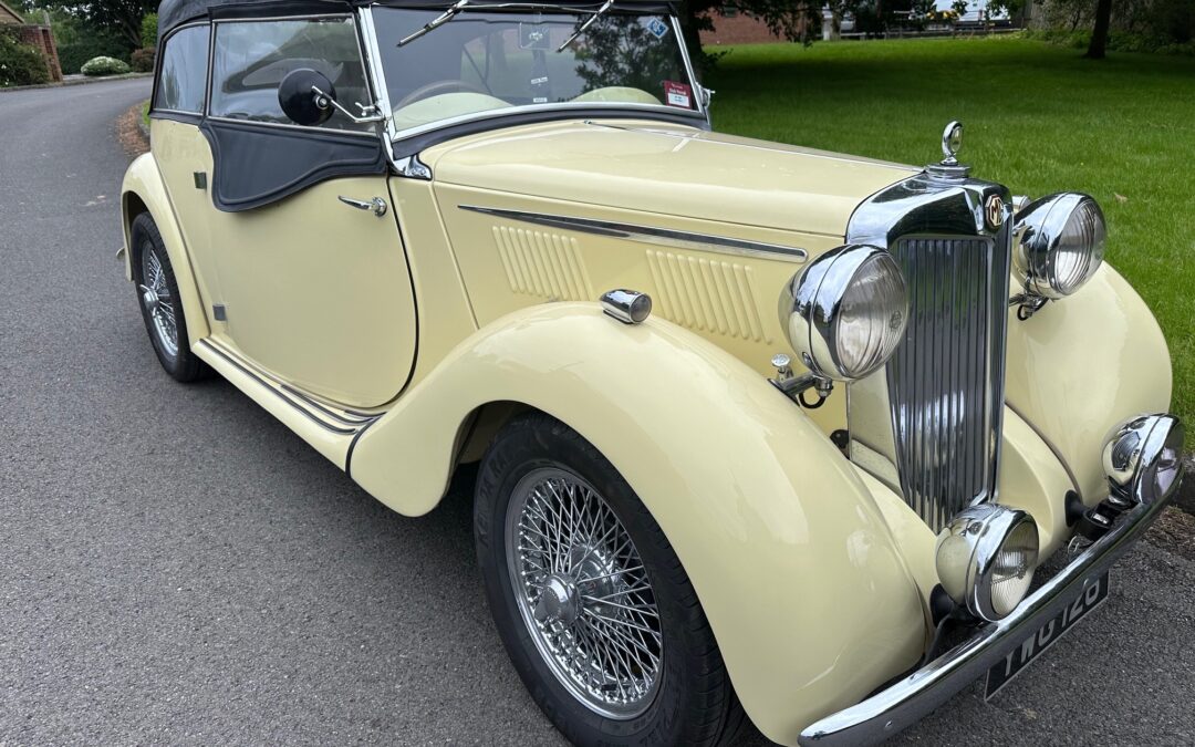 1949 MG YT Tourer. Supercharged.  Restored. £29950.