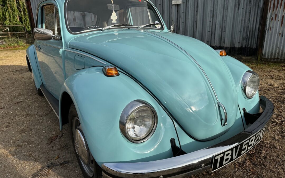 1972 VW Beetle 1300. Original Bill of sale from 1972. SOLD.