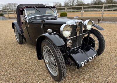 1933 MG J2 Midget.  Restored to the highest Standard. £39000.