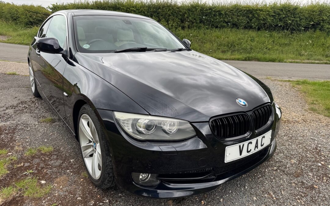 2011(June) BMW 325(3.0) Individual Coupe Automatic. Azurite Black Metallic with Individual leather interior. 60500 Miles. ULEZ EXEMPT. £360 Road Tax per annum. £7950.