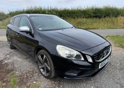 2013(December) Volvo V60 T6 AWD R Design. ULEZ EXEMPT. £360. Road Tax Per Annum. 38700 Miles. £10950.
