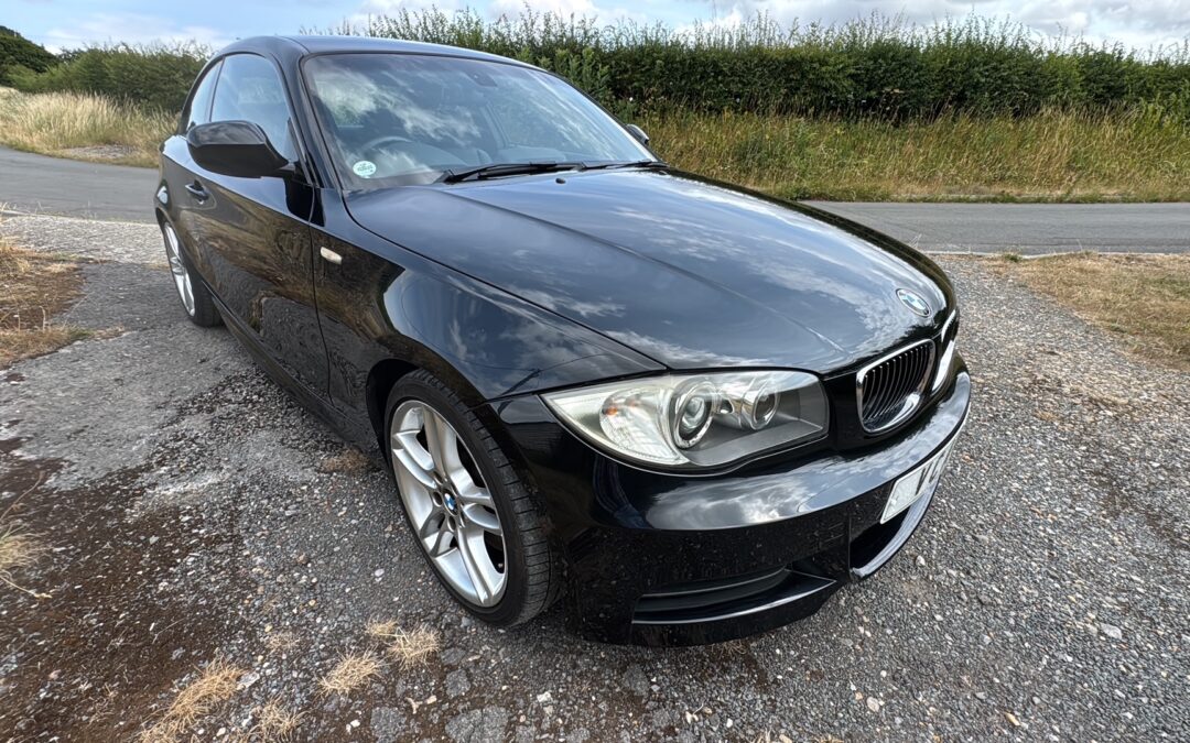 2009(December) BMW 135 M Sport Coupe Automatic. Sapphire Black Metallic. ULEZ EXEMPT.£360 Road Tax Per annum. 4.5 graded car. 46100 Miles. SOLD.