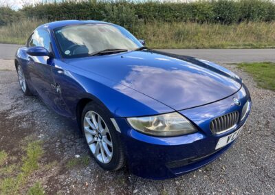 2007(May) BMW Z4 3.0Si Coupe Automatic. Montego Blue Metallic. 77100 Miles. ULEZ EXEMPT. £360 Road Tax Per Annum. One of my favourite looking Cars of all time. £8950.