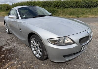 2008(10) BMW Z4 3.0SI Coupe Automatic. Titan Silver Metallic. 49950 Miles. Superb looking car. ULEZ EXEMPT. SOLD.